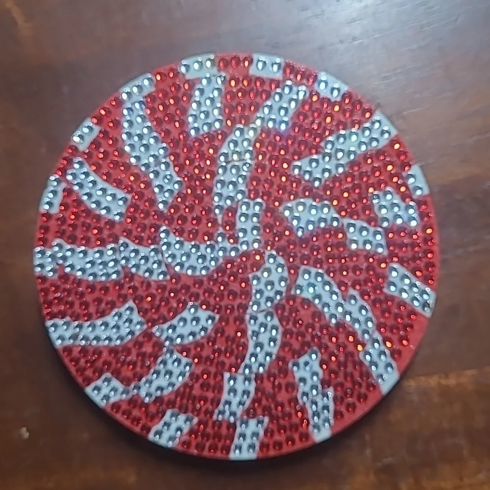 Rhinestone Christmas Coasters - Picture 7 of 14